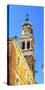 Church Tower Spire, Venice, Italy.-William Perry-Stretched Canvas