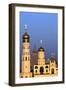 Church towers and crosses of the Kremlin, Moscow-Charles Bowman-Framed Photographic Print
