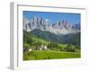 Church, Val di Funes, Bolzano Province, Trentino-Alto Adige/South Tyrol, Italian Dolomites, Italy-Frank Fell-Framed Photographic Print