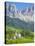Church, Val di Funes, Bolzano Province, Trentino-Alto Adige/South Tyrol, Italian Dolomites, Italy-Frank Fell-Stretched Canvas