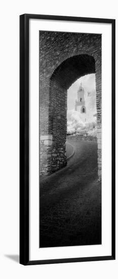 Church Viewed Through an Archway, Puerta Del Sol, Medina Sidonia, Cadiz, Andalusia, Spain-null-Framed Photographic Print