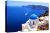 Churches of Santorini-Jeni Foto-Stretched Canvas