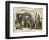 Churchgoing at Xmas-Birket Foster-Framed Art Print