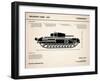 Churchill A22 Tank-Mark Rogan-Framed Art Print