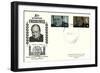 Churchill First Day Cover-null-Framed Art Print