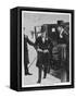 Churchill in Frock Coat-null-Framed Stretched Canvas