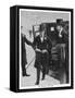 Churchill in Frock Coat-null-Framed Stretched Canvas