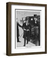 Churchill in Frock Coat-null-Framed Photographic Print