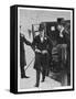 Churchill in Frock Coat-null-Framed Stretched Canvas