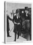 Churchill in Frock Coat-null-Stretched Canvas