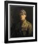 Churchill in His Uniform as Colonel of the 6th Battalion, the Royal Scots Fusiliers-Sir John Lavery-Framed Premium Giclee Print