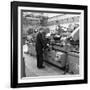 Churchill Lathe in Use, Park Gate Iron and Steel Co, Rotherham, South Yorkshire, 1964-Michael Walters-Framed Photographic Print