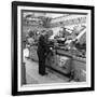 Churchill Lathe in Use, Park Gate Iron and Steel Co, Rotherham, South Yorkshire, 1964-Michael Walters-Framed Photographic Print