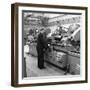 Churchill Lathe in Use, Park Gate Iron and Steel Co, Rotherham, South Yorkshire, 1964-Michael Walters-Framed Photographic Print