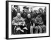 Churchill, Roosevelt and Stalin at Yalta, 1945-Science Source-Framed Giclee Print