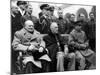 Churchill, Roosevelt and Stalin at Yalta, 1945-Science Source-Mounted Giclee Print