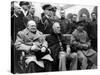 Churchill, Roosevelt and Stalin at Yalta, 1945-Science Source-Stretched Canvas