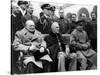 Churchill, Roosevelt and Stalin at Yalta, 1945-Science Source-Stretched Canvas