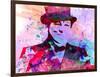 Churchill Watercolor-Anna Malkin-Framed Art Print