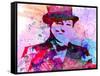 Churchill Watercolor-Anna Malkin-Framed Stretched Canvas