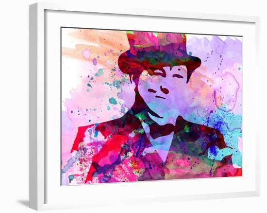 Churchill Watercolor-Anna Malkin-Framed Art Print