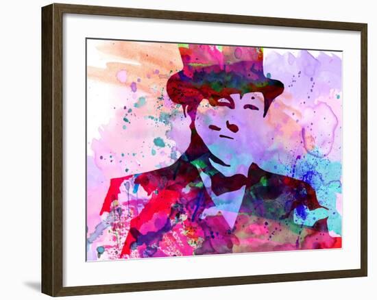 Churchill Watercolor-Anna Malkin-Framed Art Print