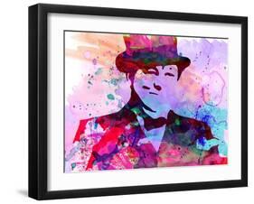 Churchill Watercolor-Anna Malkin-Framed Art Print