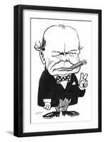 Churchill-Gary Brown-Framed Giclee Print