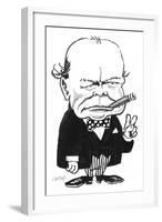 Churchill-Gary Brown-Framed Giclee Print