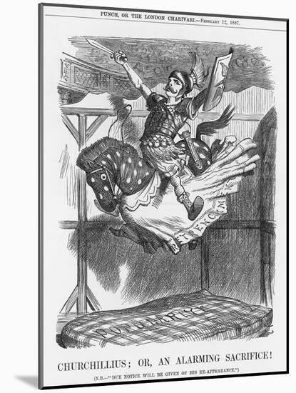 Churchillius; Or, an Alarming Sacrifice!, 1887-Joseph Swain-Mounted Giclee Print