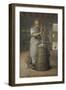 Churning Butter, 1866-68-Jean-François Millet-Framed Giclee Print