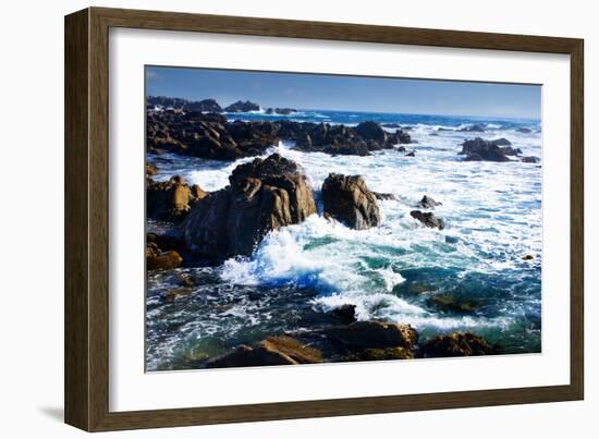 Churning Surf-Alan Hausenflock-Framed Photo