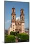 Churrigueresque Style Towers, Church of Santa Prisca de Taxco, founded 1751, Taxco, Guerrero-Richard Maschmeyer-Mounted Photographic Print