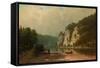 Chusovaya River-Pyotr Petrovich Vereshchagin-Framed Stretched Canvas