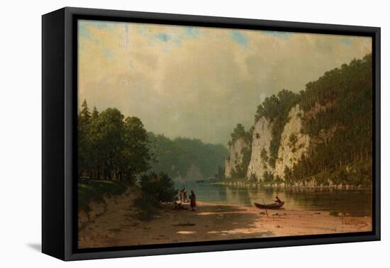 Chusovaya River-Pyotr Petrovich Vereshchagin-Framed Stretched Canvas