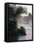 Chutes De La Lobe, Kribi, West Coast, Cameroon, Africa-David Poole-Framed Stretched Canvas