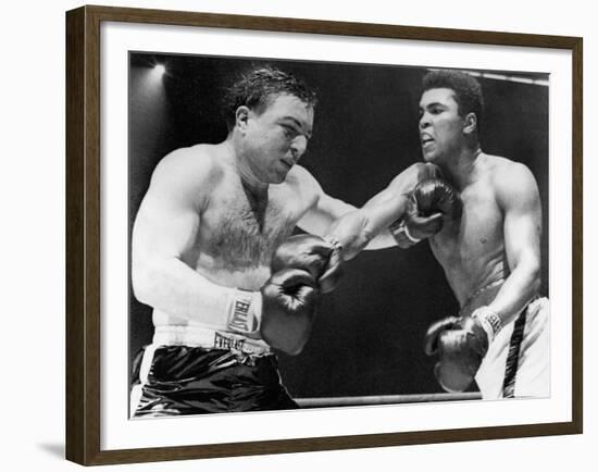 Chuvalo and Ali, 1966-null-Framed Giclee Print