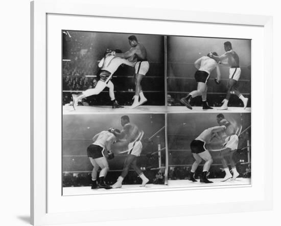 Chuvalo and Ali, 1966-null-Framed Giclee Print