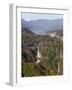 Chuzenji Lake and Kegon Falls, 97M High, Nikko, Honshu, Japan-Tony Waltham-Framed Photographic Print