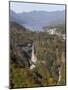 Chuzenji Lake and Kegon Falls, 97M High, Nikko, Honshu, Japan-Tony Waltham-Mounted Photographic Print