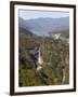 Chuzenji Lake and Kegon Falls, 97M High, Nikko, Honshu, Japan-Tony Waltham-Framed Photographic Print