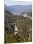 Chuzenji Lake and Kegon Falls, 97M High, Nikko, Honshu, Japan-Tony Waltham-Mounted Photographic Print