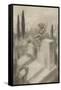 Ci git, projet d'illustration pour Le Jeu de grâces d'après Histoires souveraines de Villiers de-Armand Rassenfosse-Framed Stretched Canvas