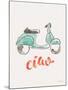 Ciao Vespa I-Janelle Penner-Mounted Art Print