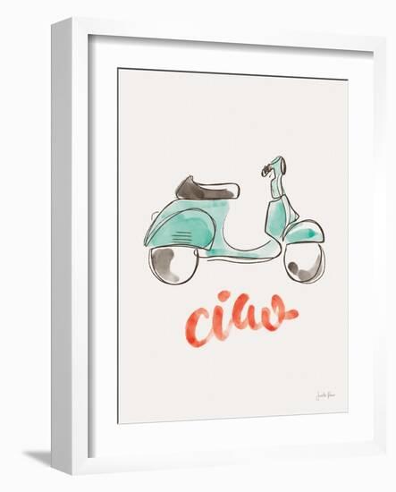 Ciao Vespa I-Janelle Penner-Framed Art Print