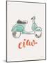 Ciao Vespa I-Janelle Penner-Mounted Art Print