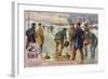 Cibils Card Featuring Curling-null-Framed Giclee Print