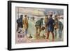 Cibils Card Featuring Curling-null-Framed Giclee Print