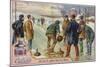 Cibils Card Featuring Curling-null-Mounted Giclee Print