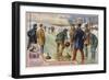 Cibils Card Featuring Curling-null-Framed Giclee Print